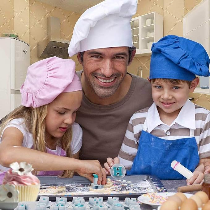 Kit Fondant Alfabeto y Números (36 Piezas)