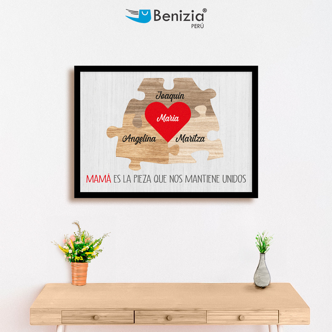 Mosaico Corazón de Mamá