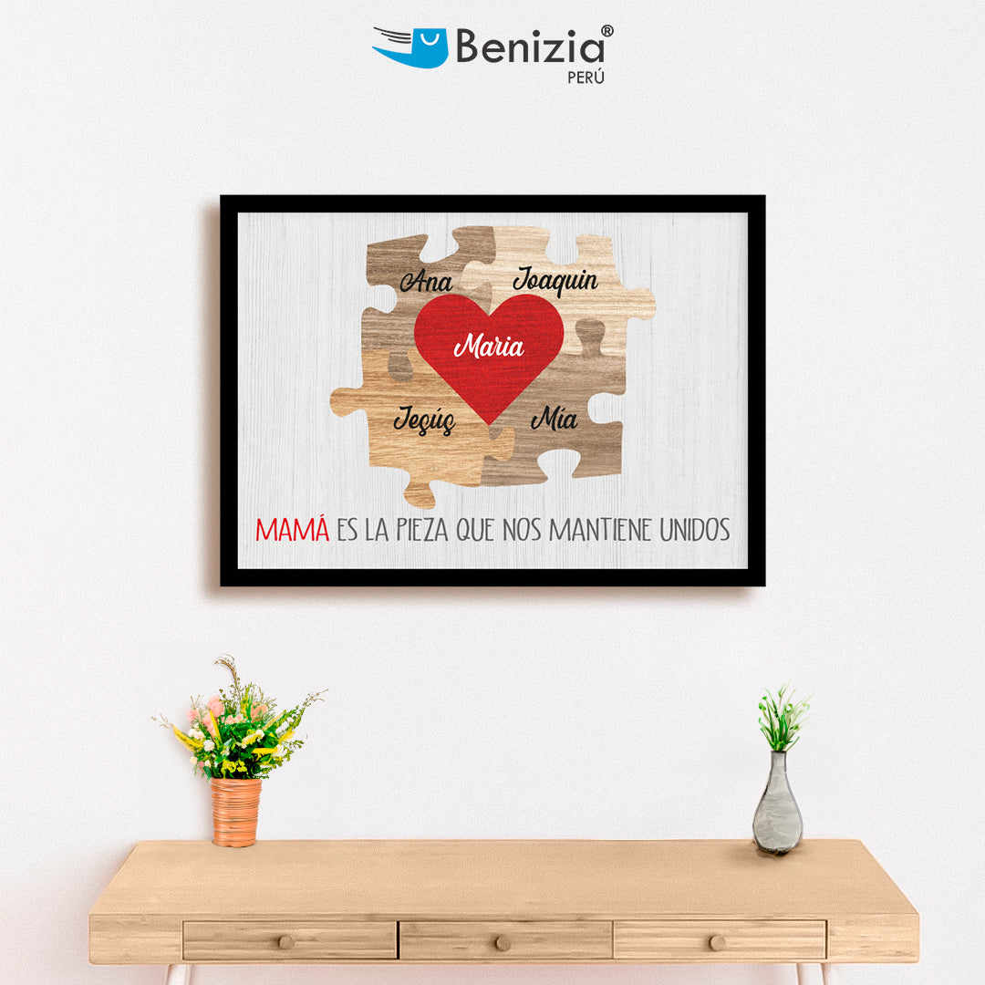Mosaico Corazón de Mamá