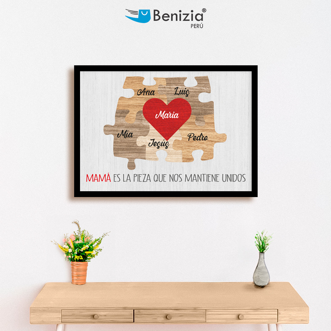 Mosaico Corazón de Mamá