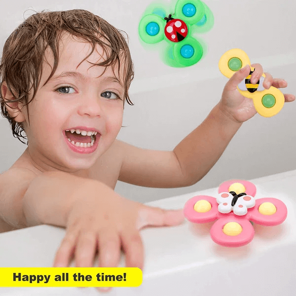Kit Spinner Toys con Ventosa (6 Spinners)