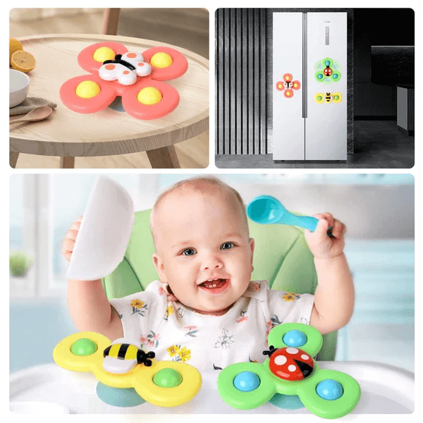 Kit Spinner Toys con Ventosa (6 Spinners)