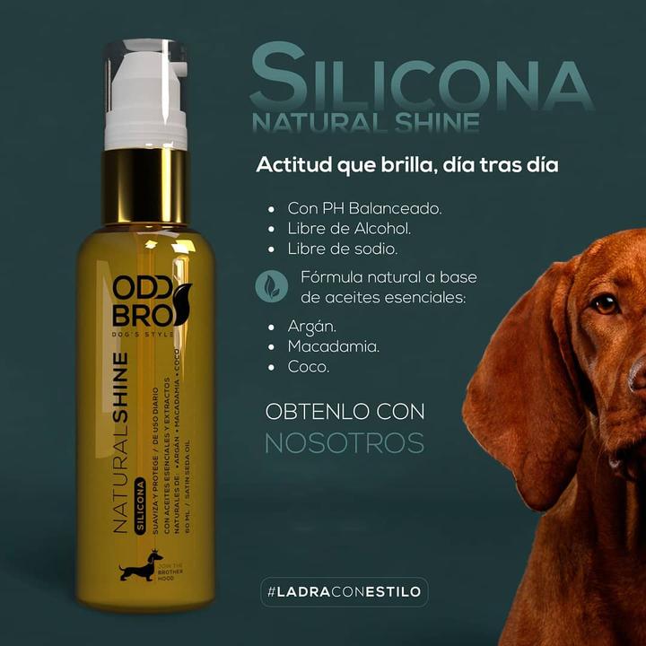 NATURAL SHINE - SILICONA PARA CANES🐶