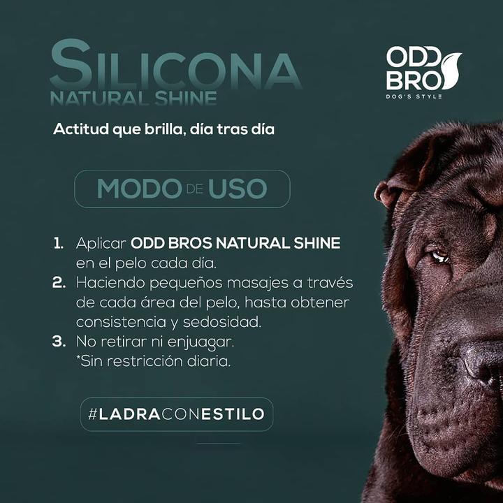 NATURAL SHINE - SILICONA PARA CANES🐶