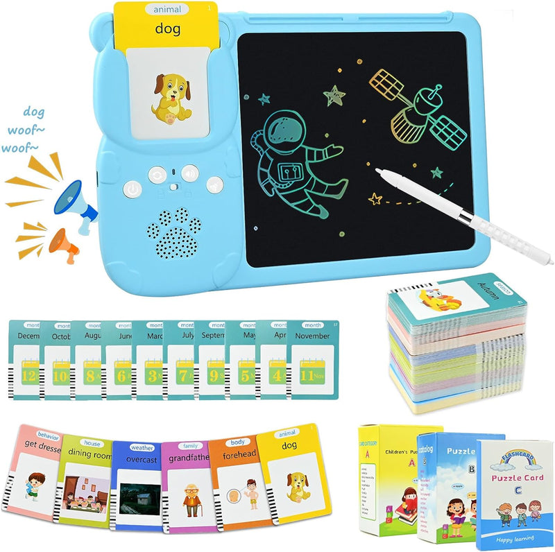 EduPlay® Tarjetas de Aprendizaje + Pizarra Multicolor