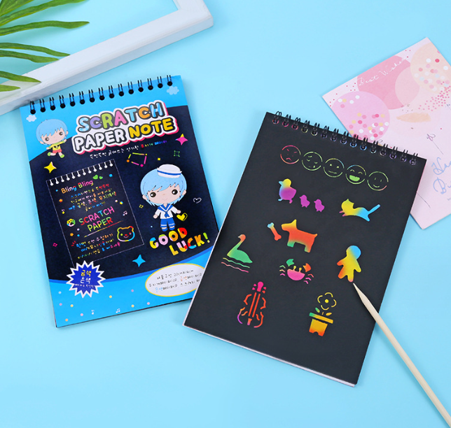 Set Cuaderno Arcoíris (3 cuadernos + 3 lápices)