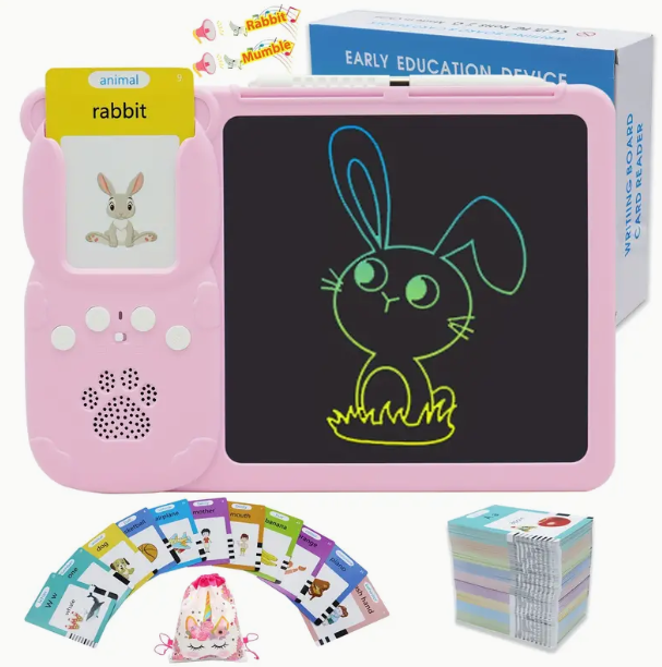 EduPlay® Tarjetas de Aprendizaje + Pizarra Multicolor