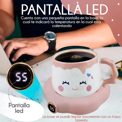 Taza Unicornio con Calentador Led