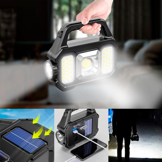 Linterna LED  Solar 3 en 1