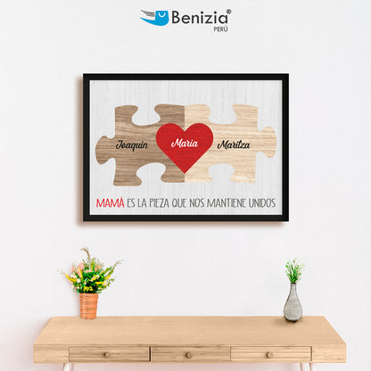 Mosaico Corazón de Mamá