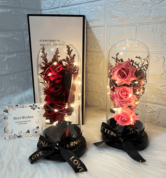 Pandora Rose ® Rosa Cúpula LED