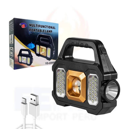 Linterna LED  Solar 3 en 1