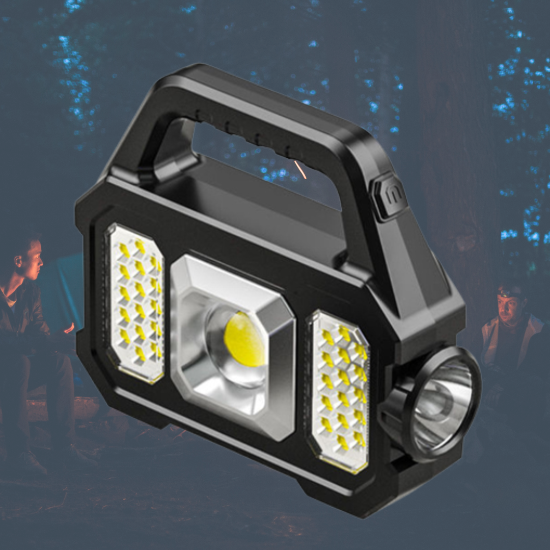 Linterna LED  Solar 3 en 1