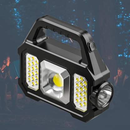 Linterna LED  Solar 3 en 1